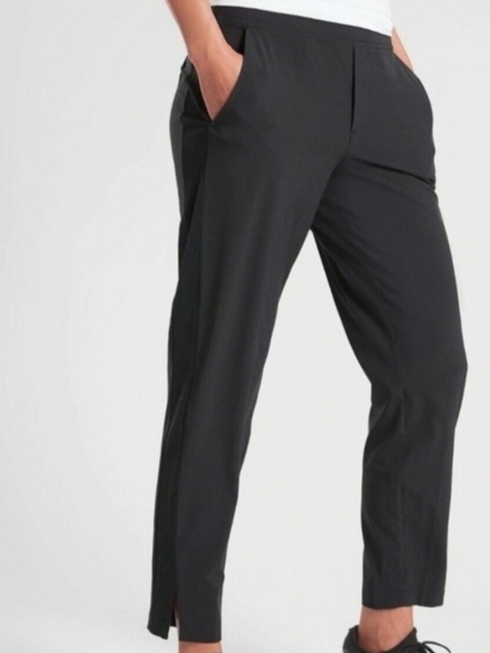 Athleta Satin Tuxido Pants
